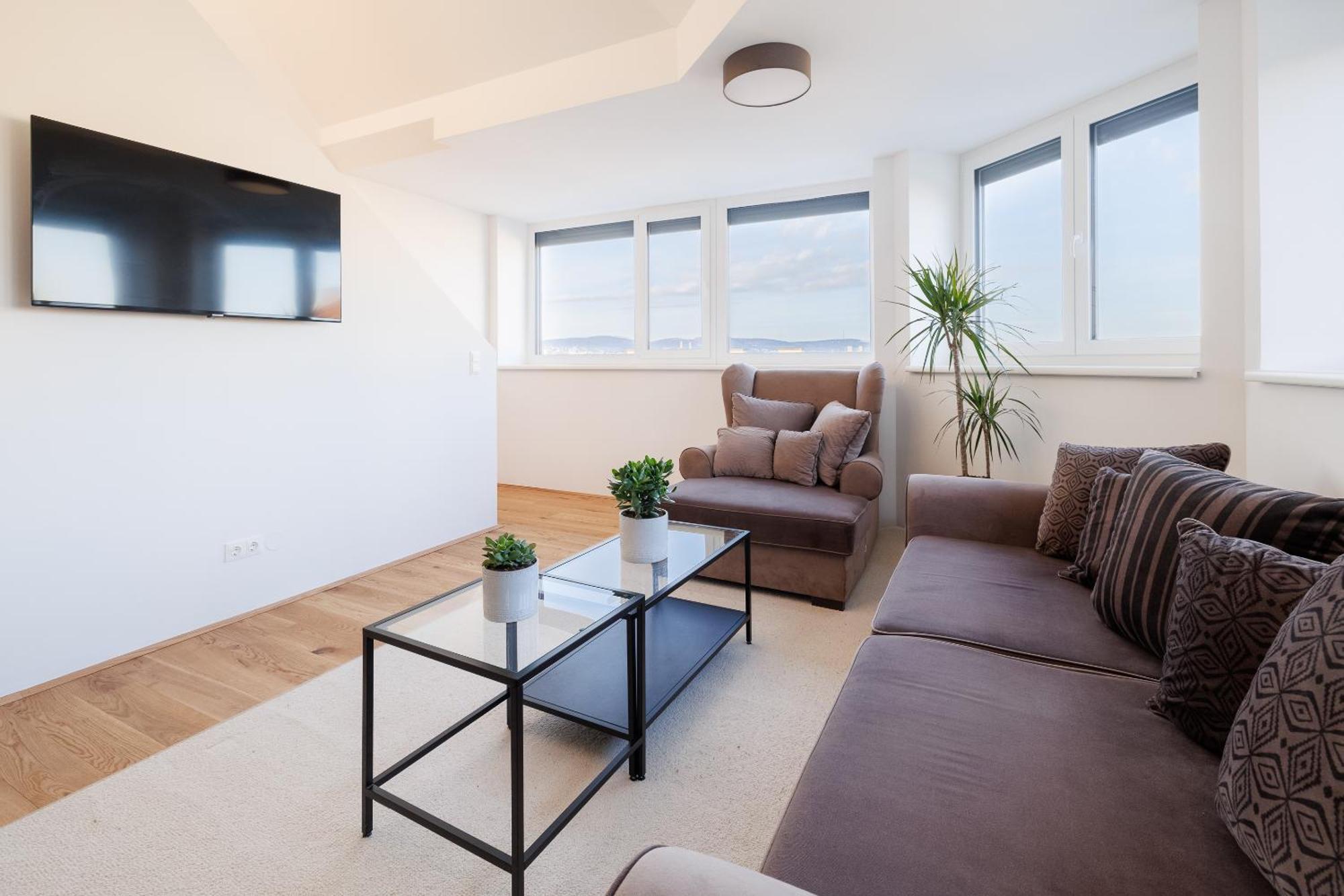 Symphony Apartments 40 - Modern Loft With Terrace And Grill In Central Location Viena Exterior foto